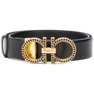 Salvatore Ferragamo New Gancini Chain Belt